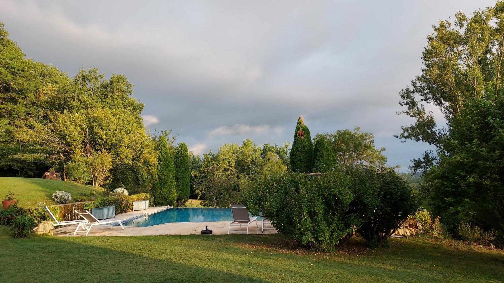 Готель Manoir Le Moulinal47 - Vue Panoramique Courbiac Екстер'єр фото